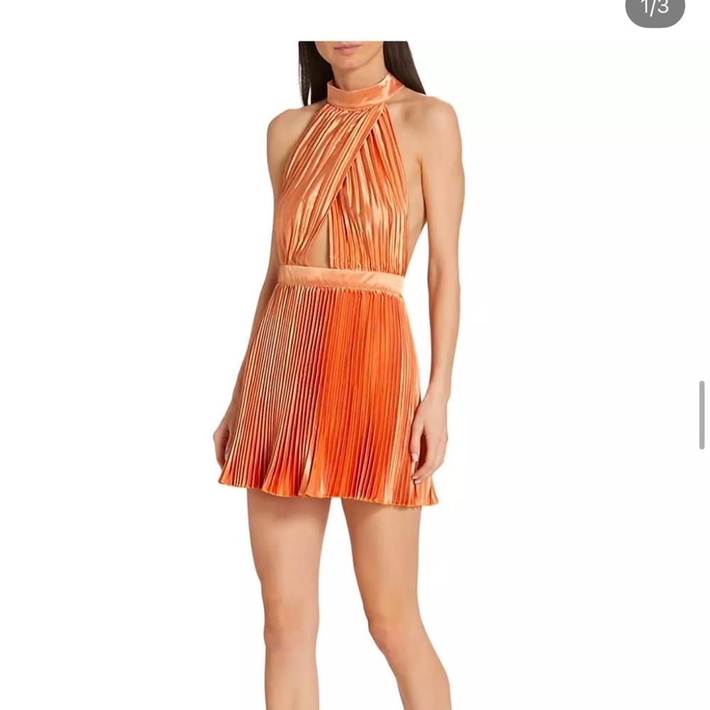 Brand new L’ldee Renaissance Halter mini dress !